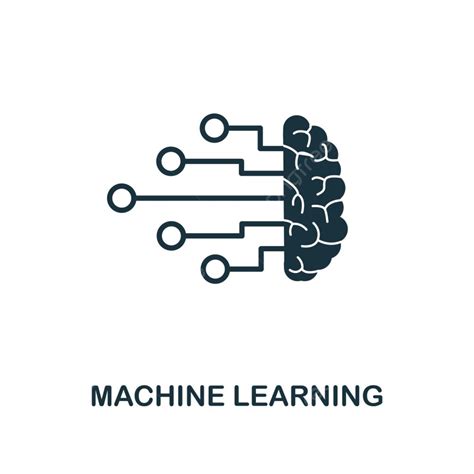 Machine Learning Icon Intelligence Artificial Ux Concept