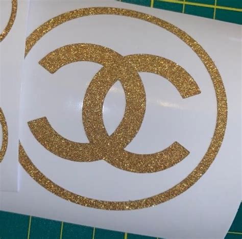 Chanel Glitter Stickers In 2020 Chanel Inspired Room Clear Stickers