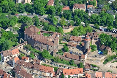 N Rnberg Aus Der Vogelperspektive Burganlage Der Veste N Rnberger Burg