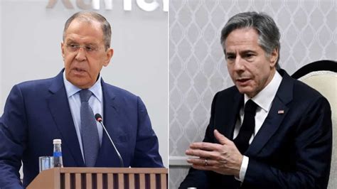 Blinken And Lavrov Hold Brief Meeting First In Person Since Start Of