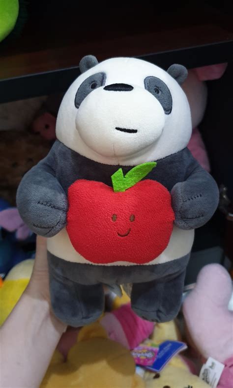 Boneka Panda We Bare Bears Miniso Toys Collectibles Mainan Di Carousell