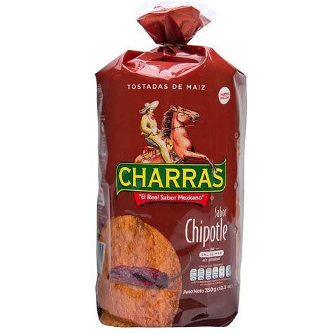 Charras Chipotle Mexican Corn Tostadas 350g La Molienda Site