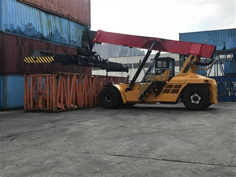 Heli Container Handler Ton Mobile Container Reach Stacker Rsh