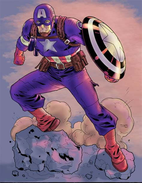 Wwii Captain America By Nimprod On Deviantart Captain America Wwii