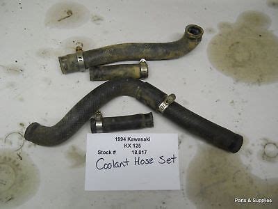 1994 94 Kawasaki KX125 KX 125 Coolant Hose Set EBay