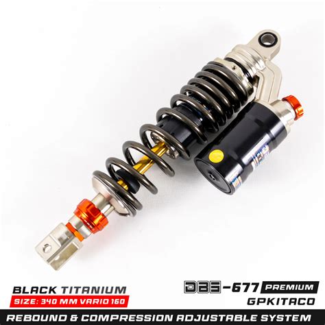 Jual Shock Tabung DBS 677 GP KITACO 340mm VARIO 160 VARIO 150 VARIO 125