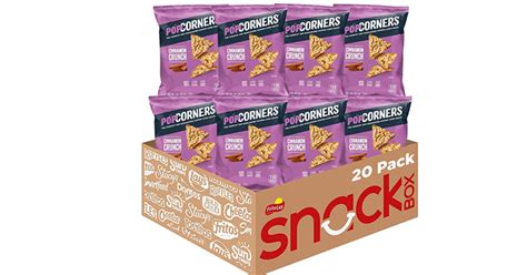 Popcorners Popped Corn Snacks Cinnamon Crunch 20 Pack Just 1253 Common Sense With Money