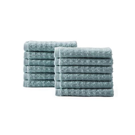 Tommy Bahama Northern Pacific Piece Blue Cotton Wash Towel Set