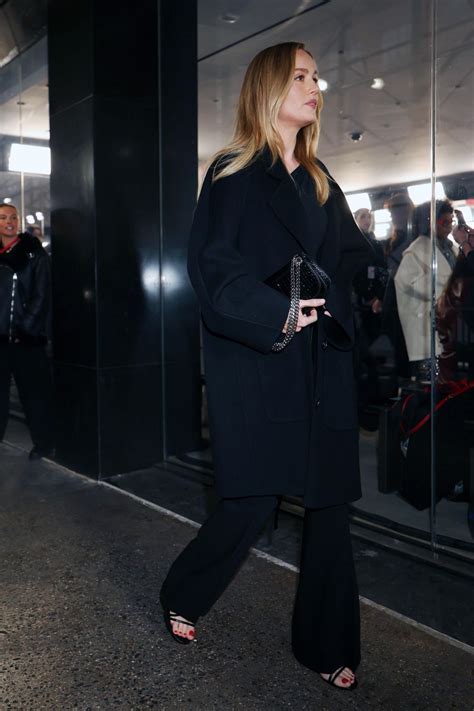 BRIE LARSON Arrives at Michael Kors Fashion Show in New York 02/13/2024 ...