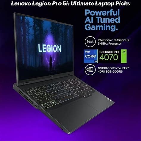 Lenovo Legion Pro I Gaming Laptop Wqhd Ips Hz Display Geforce