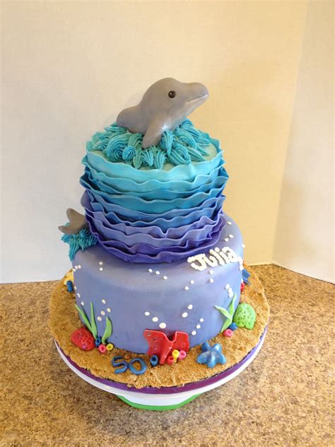 Dolphin Birthday Cake Dolphin Cakes Dolphin Birthday Cakes Party Cakes