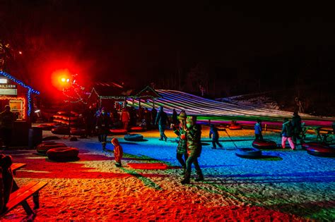 Northern Lights Laser Light Tubing at Buck Hill - Thrifty Minnesota