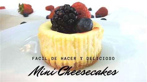 Mini Tarta De Queso Una Delicia Para Tu Paladar Mini Cheesecake Con