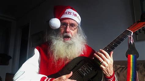 Santa Sings The Santa Slide Guitar Blues To Help You Get More Youtube