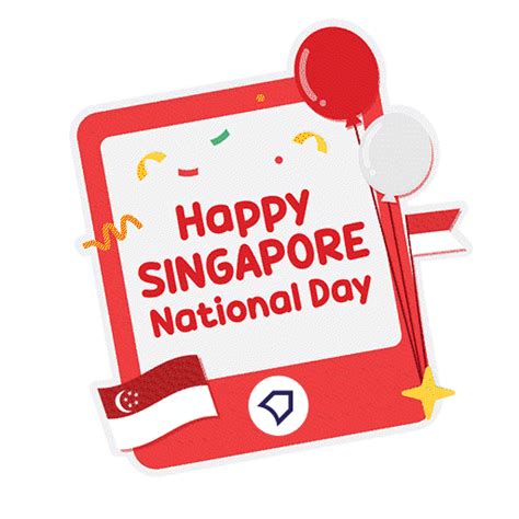 National Day Singapore Sticker By Geniebook For Ios And Android Giphy