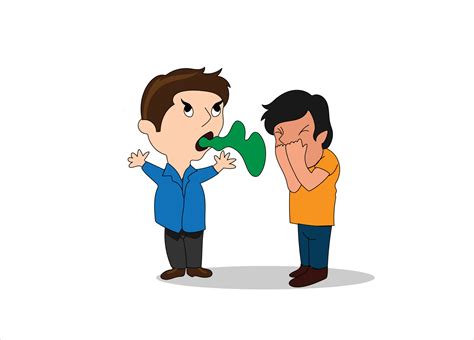 Two Men Talking Bad Foul Smelling Breath vector illustration 19158030 Vector Art at Vecteezy