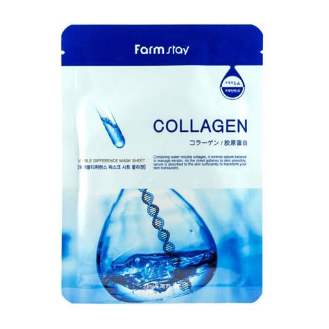 Купить Тканевая маска FarmStay Visible Difference Mask Sheet Collagen ...