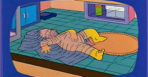 Simpson Scandal Update Homer Sleeps Nude In An Oxygen Tent Which He Believes Gives Him Sexual