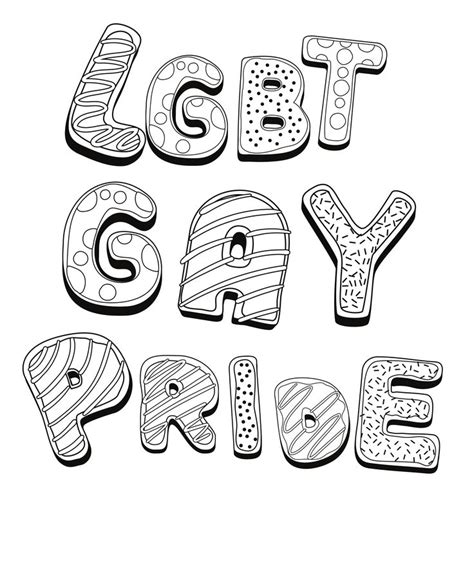 Lgbt Equality Coloring Pages