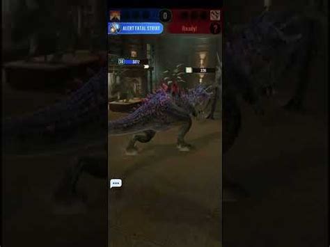 Quick Battle With Maxed Mortem Rex Level Jurassic World Alive