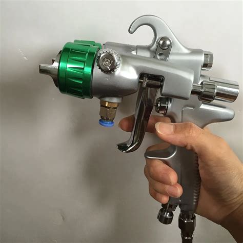 Sat1189 Dual Nozzle Spray Gun Pressure Feed Pneumatic Paint Sprayer