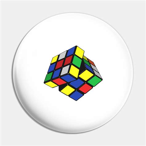 Rubik's Cube 80s - Rubiks Cube - Pin | TeePublic