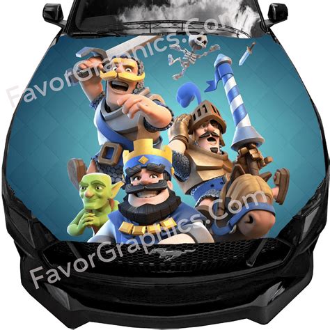 Clash Royale Car Decal Sticker Vinyl Hood Wrap – Favor Graphics