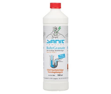 3064K Sanit Rohr Granate 1000 ml 6 Stück 1 VPE nur gewerbliche Nutzung