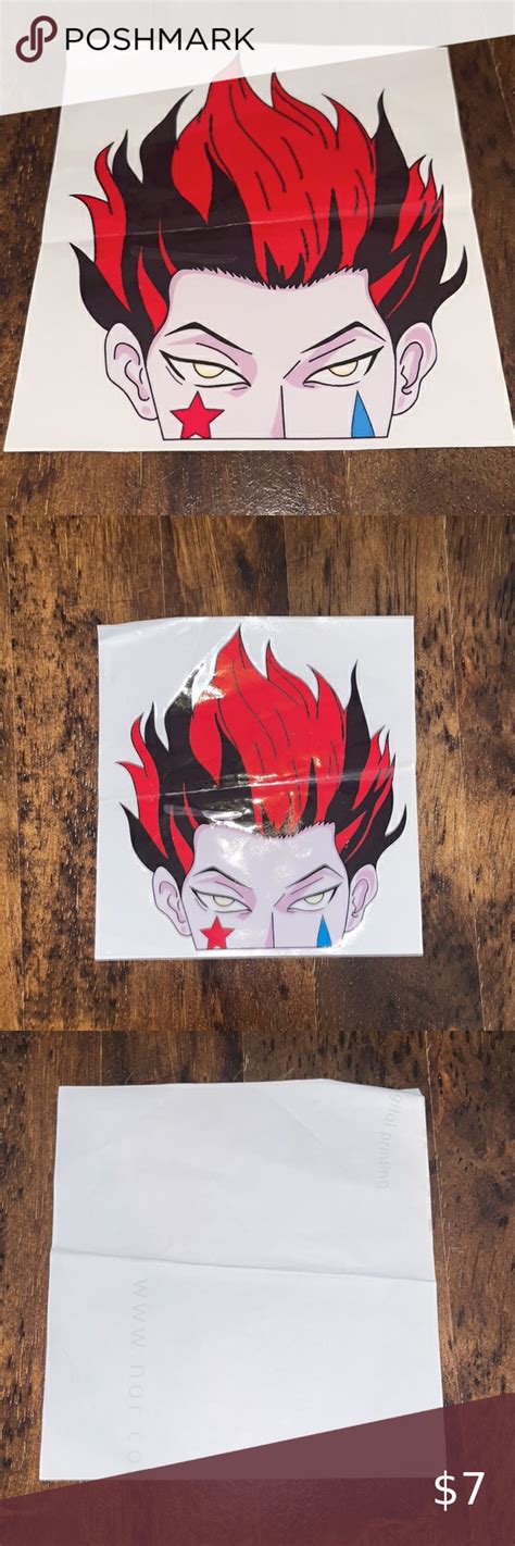 Hisoka Hunter X Hunter Anime Decal Sticker Waterproof Accessory Anime