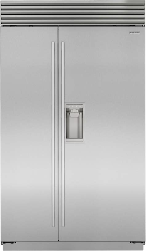 Sub Zero® Classic Series 284 Cu Ft Stainless Steel Built In Side By