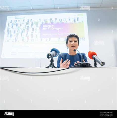 Pressekonferenz Des Bsw Bündnis Sahra Wagenknecht Vernunft Und