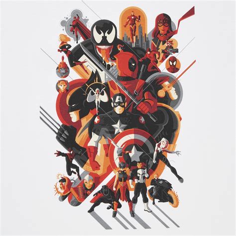 The Marvel Art Collection By Mondo Ut T Uniqlo Uq