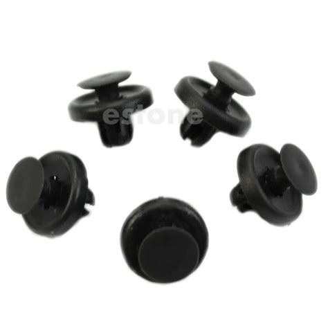 QILEJVS 10Pcs Set 7mm Trim Board Panel Retainer Clip For Toyota Push