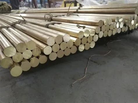 Hot Rolled Turned Round Brass Rods 6 Meter 4 Inch At Rs 550 Kg In