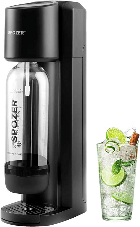 Sodastream Fizzi Sparkling Water Maker Black With Co2 And Bpa Free