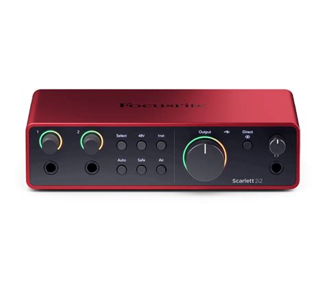 Interfaz De Audio Focusrite Scarlett 2i2 4g