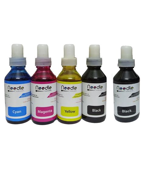 Needle Epson Printer Multicolor Pack Of Ink Bottle For Compatible