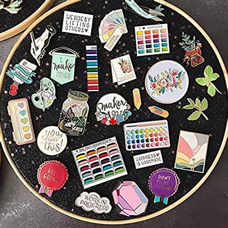 Amazon Wall Hanging Brooch Jewelry Storage Case Canvas Display