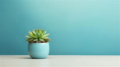 Premium Photo Succulents In A Pot With Space For Text