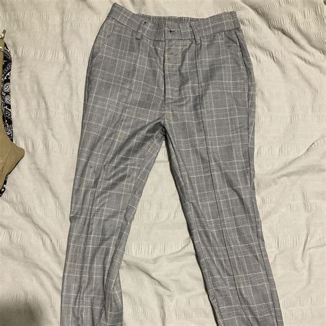 Mens Grey Trousers Depop