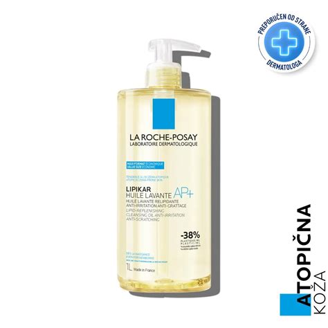 La Roche Posay LIPIKAR Huile Lavante AP Ulje Za Kupanje 1 L EApoteka