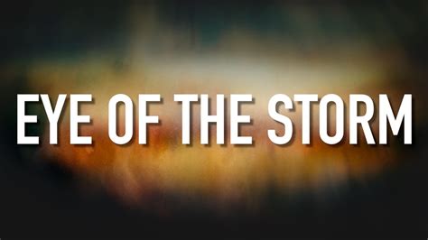 Eye of the Storm - Ryan Stevenson Feat. Gabe Real | Shazam