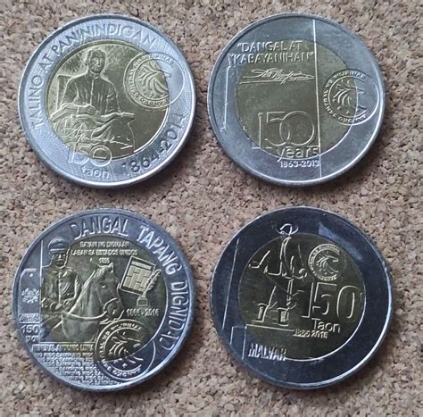Commemorative 10 Piso Coins Hobbies And Toys Memorabilia And Collectibles