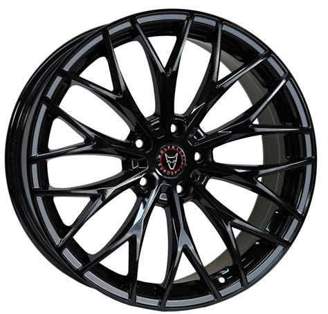 Wolfrace Eurosport Wolfsburg Super T Gloss Black Polished Alloy Wheel