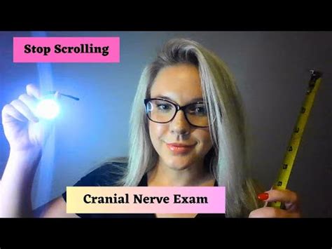 Asmr The Most Relaxing Cranial Nerve Exam Personal Attention