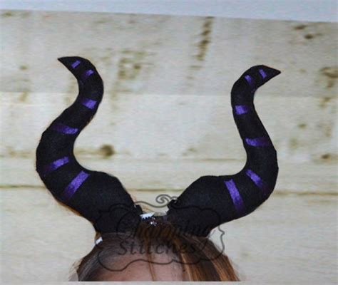 Items similar to Maleficent inspired horns headband embellishment ...