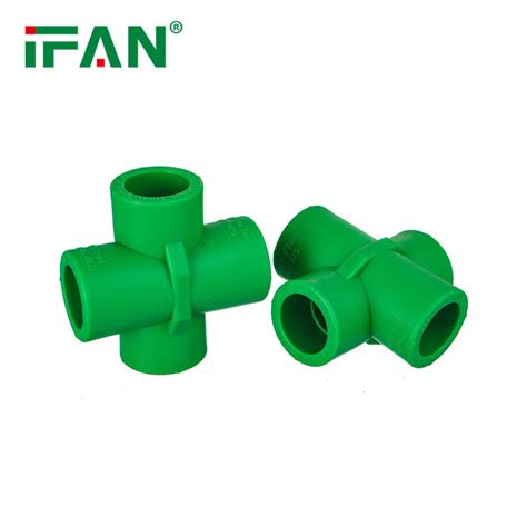 Ifanplus Professional PPR Fittings Cross Pn25 High Pressure Pipe