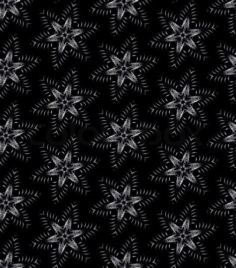 Gothic style black and white seamless Illustrated wallpaper | Stock ...