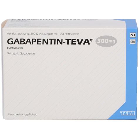 Gabapentin Teva Mg St Mit Dem E Rezept Kaufen Shop Apotheke