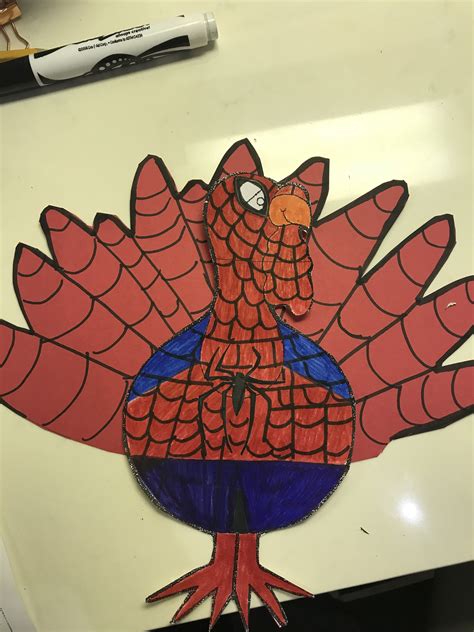 Turkey In Disguise Spiderman Template Printable Printable Word Searches